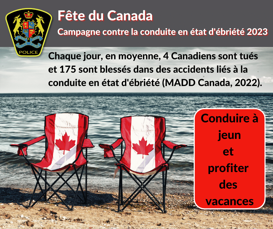 adopt provide retort Fête du Canada 2023 - Campagne contre la conduite en état d'ébriété | Saint  John Police Force